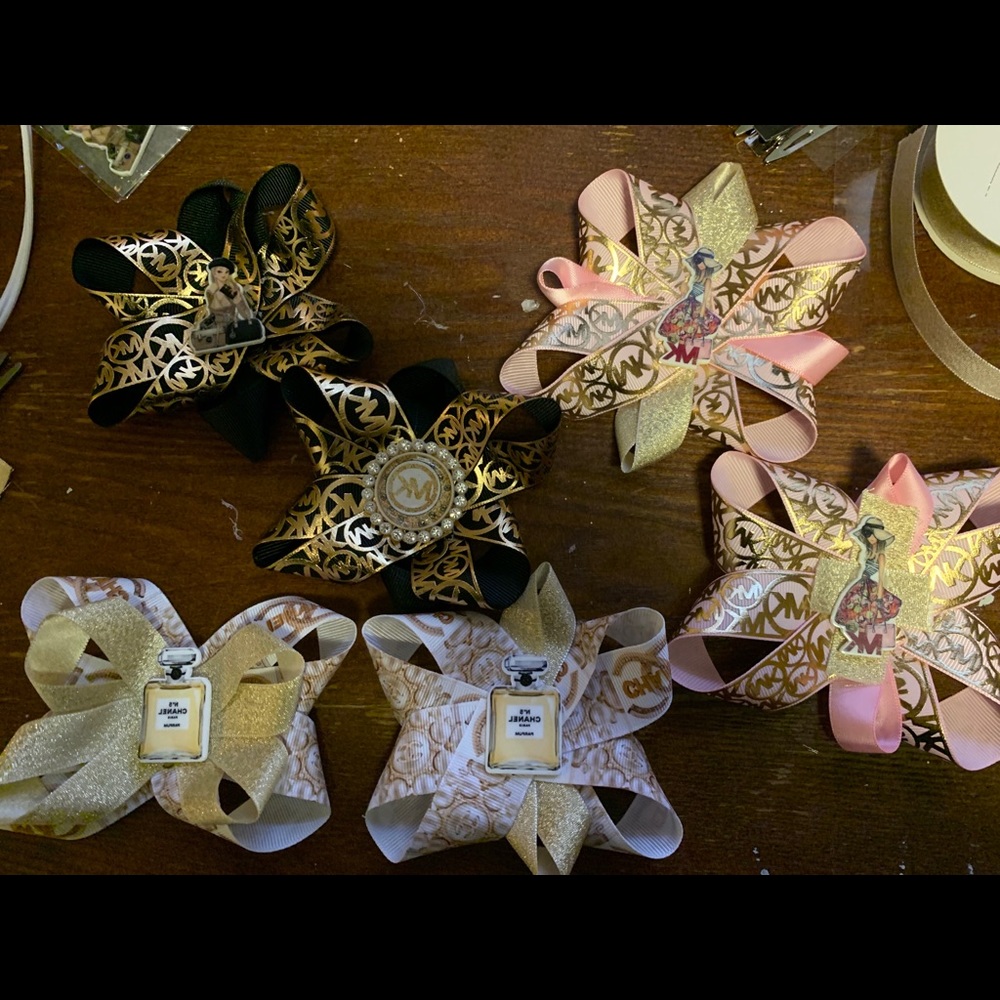 Girls handmade bows